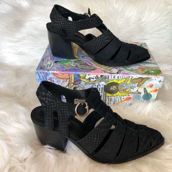 *New* Jeffrey Campbell angora sandal - Picture 2 of 7